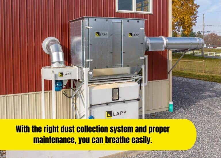 With the right dust collection system and proper maintenance, you can breathe easily.