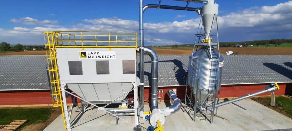 Dust collection system installed by Lapp Millwright